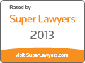 Super Lawyers 2013 badge